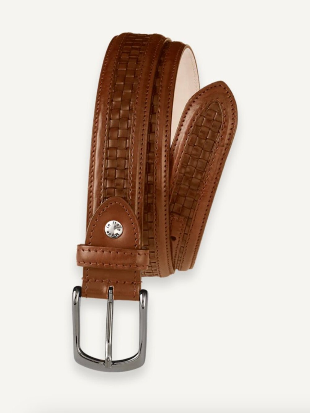 Paul Fredrick Everett Belt - Mahogany NWT